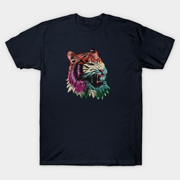 Plant Tiger T-Shirt by EzekRenne